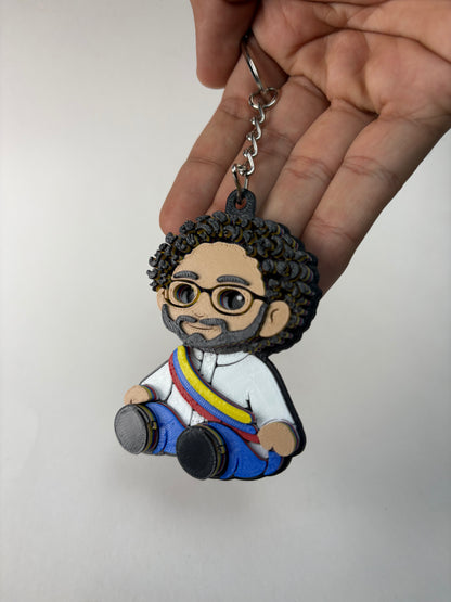 Llavero de Iván Cepeda-3D