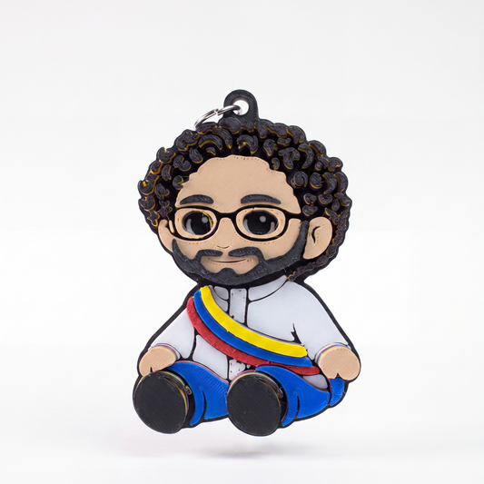 Llavero de Iván Cepeda-3D